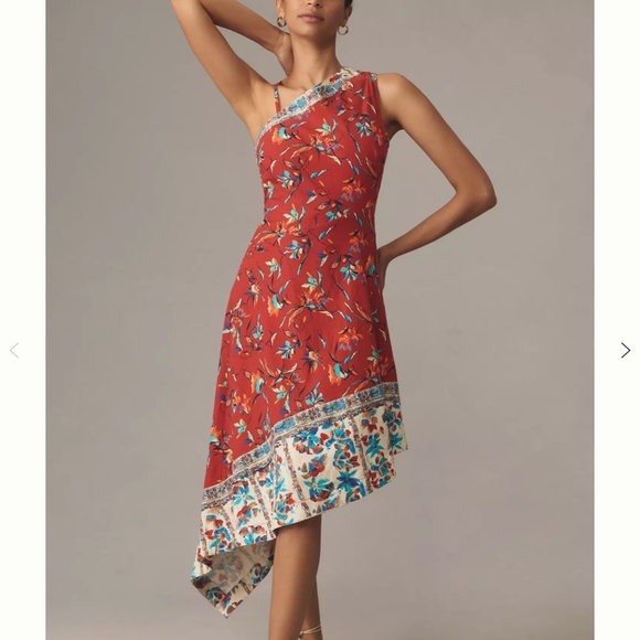 Anthropologie Dresses & Skirts - NWT By Anthropologie Sleeveless Asymmetrical Open-Back Linen Midi Dress …